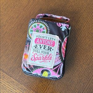 Pink and Brown Floral Reusable Bag